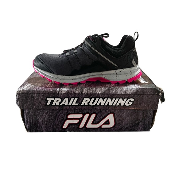 Fila Sneakers - Black and Pink - Picture 3 of 5